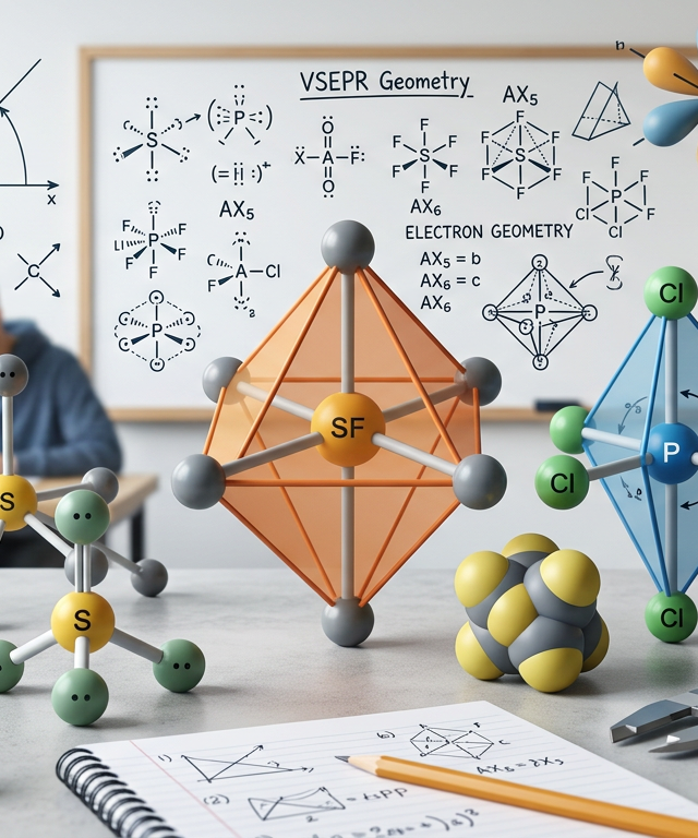 Hard VSEPR Geometry Practice Questions