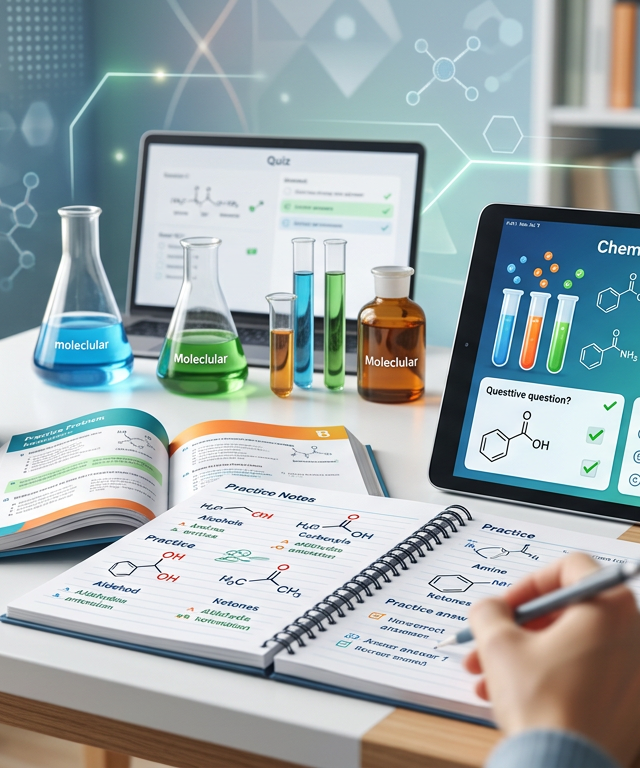 Functional Group Identification Practice Questions with Answers
