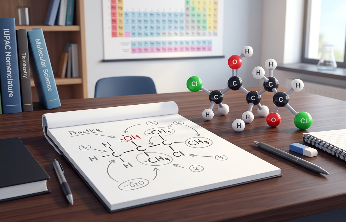 Naming Organic Compounds (IUPAC) Practice Questions with Answers