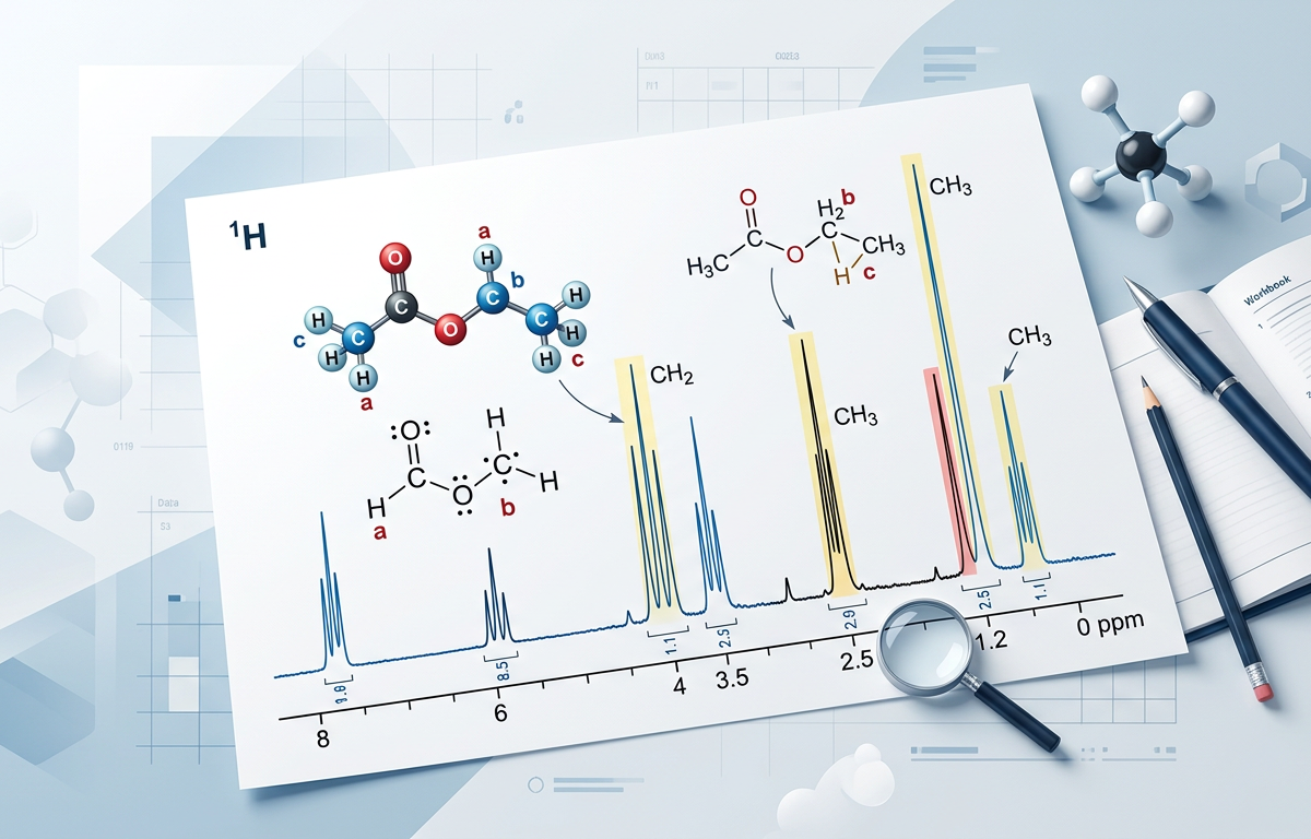 NMR Interpretation Practice Questions with Answers