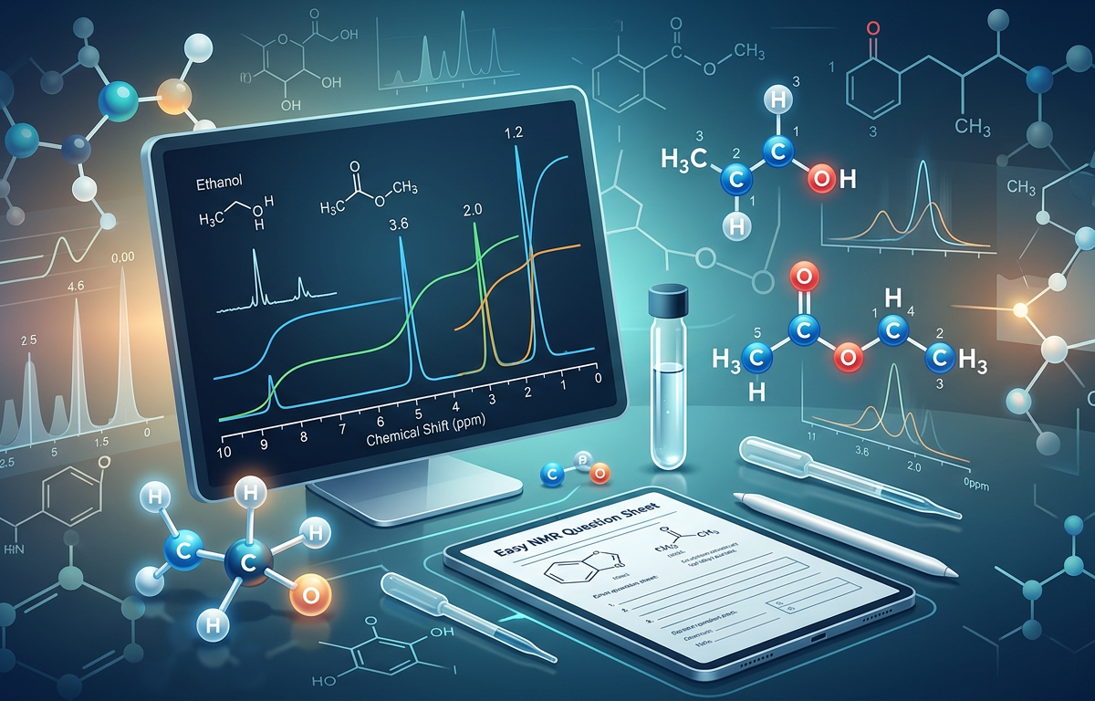Easy NMR Interpretation Practice Questions