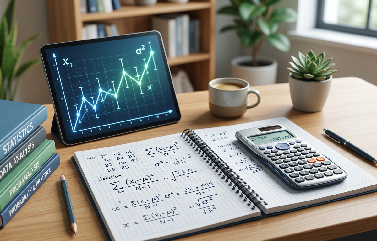 Variance Calculation Practice Questions with Answers