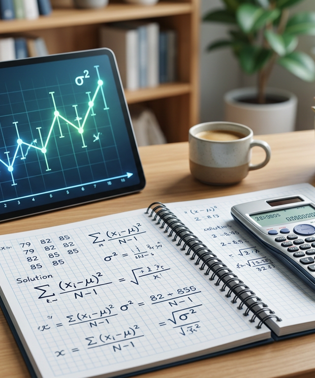 Variance Calculation Practice Questions with Answers