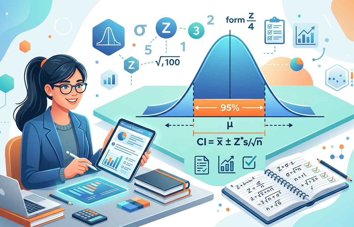 Confidence Interval Practice Questions with Answers