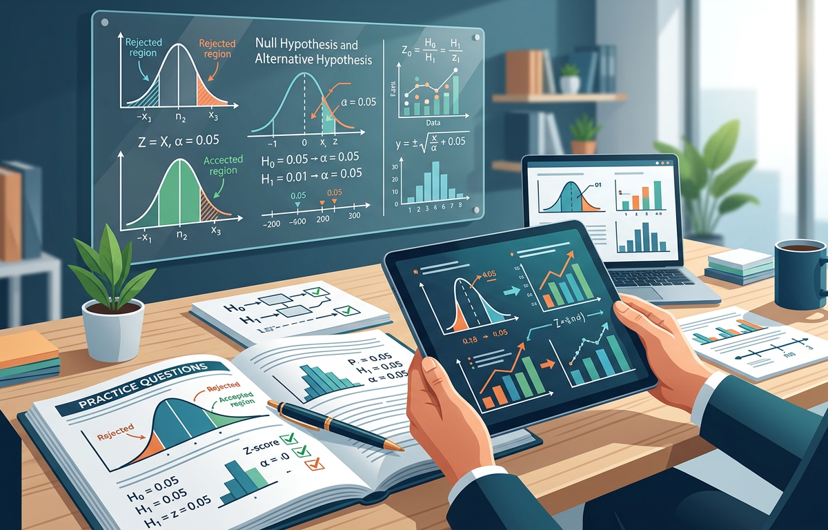 Hypothesis Testing Practice Questions with Answers