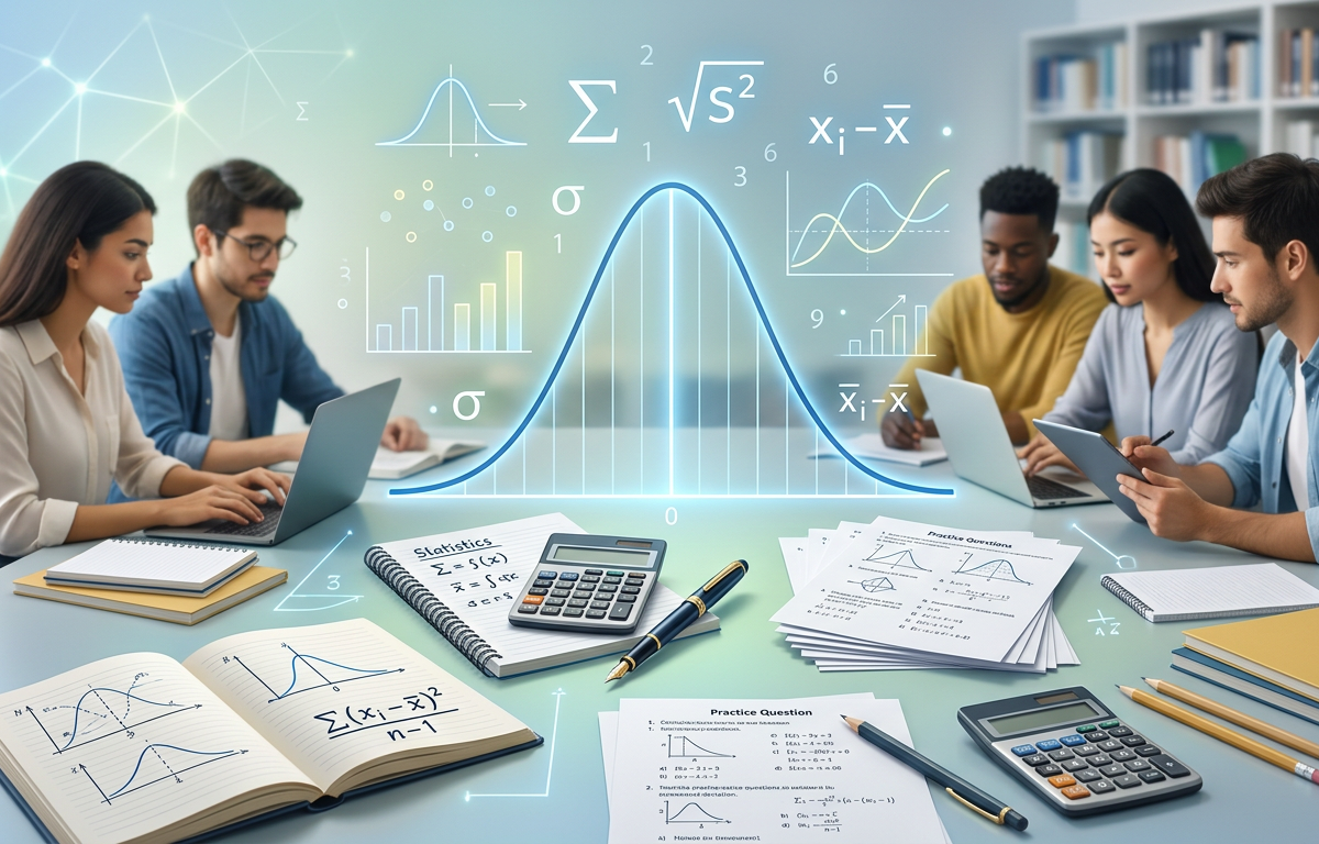 Medium Standard Deviation Practice Questions