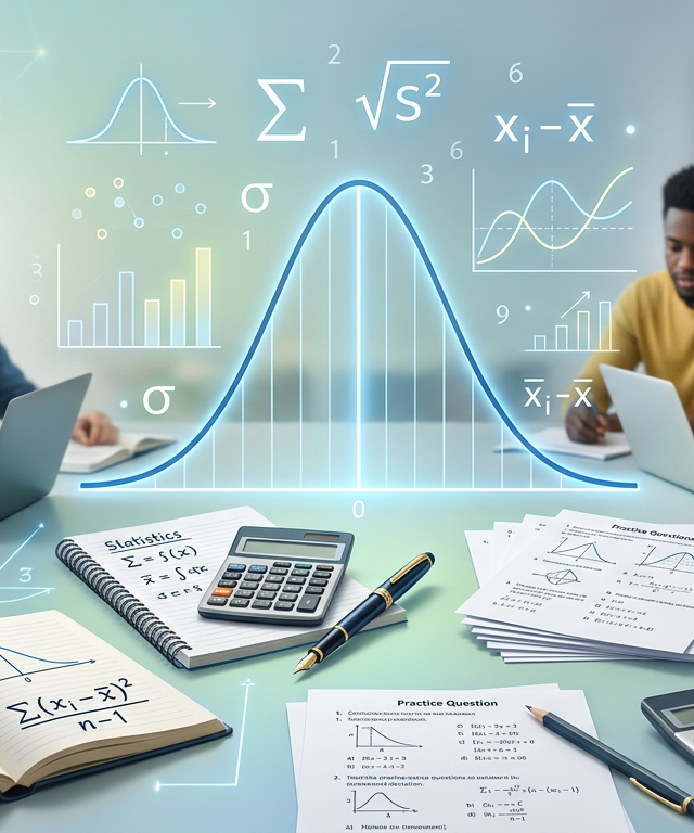 Medium Standard Deviation Practice Questions