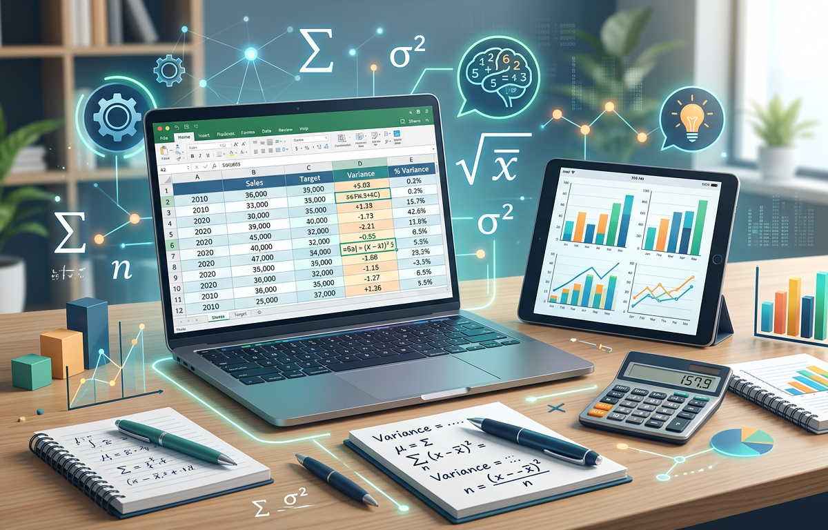 Medium Variance Calculation Practice Questions