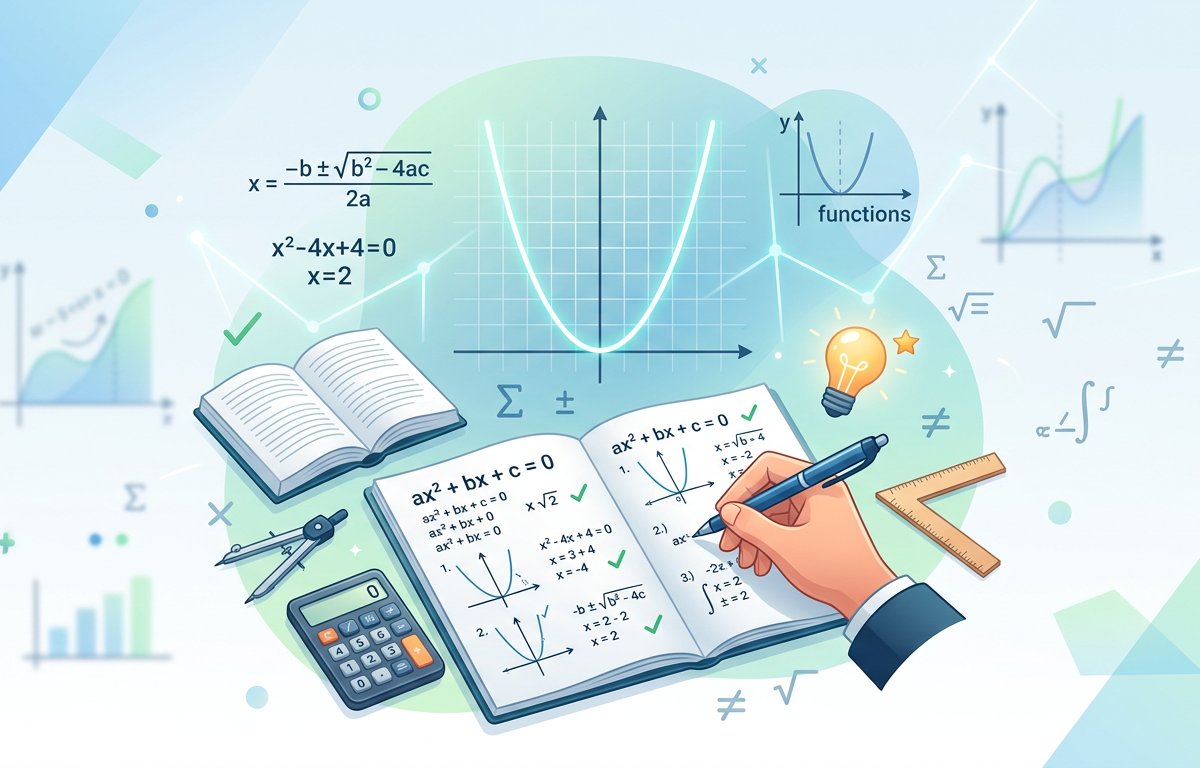 Quadratic Equations Practice Questions with Answers