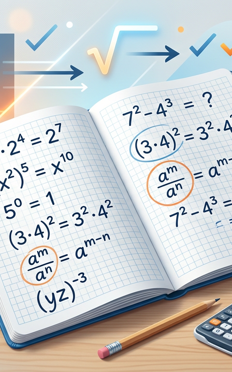Exponents and Powers Practice Questions with Answers