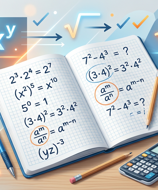 Exponents and Powers Practice Questions with Answers