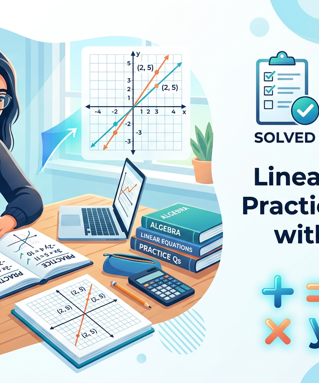 Linear Equations Practice Questions with Answers