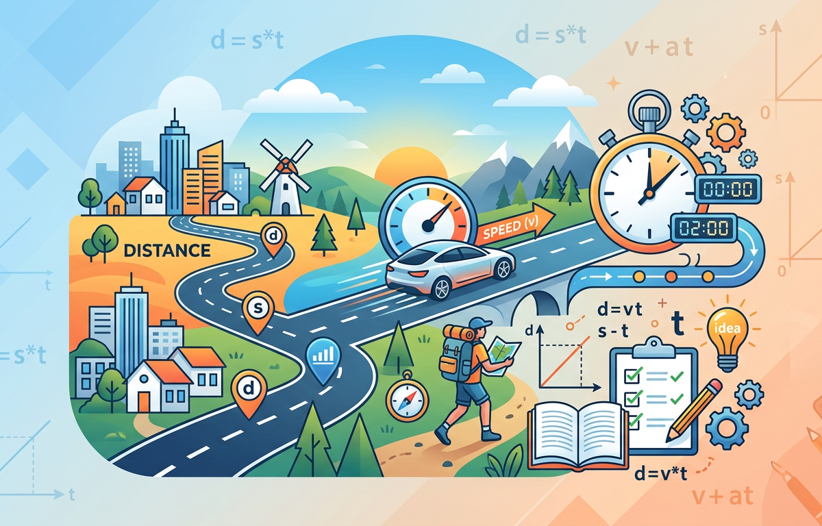 Distance, Speed, Time Problems Practice Questions with Answers