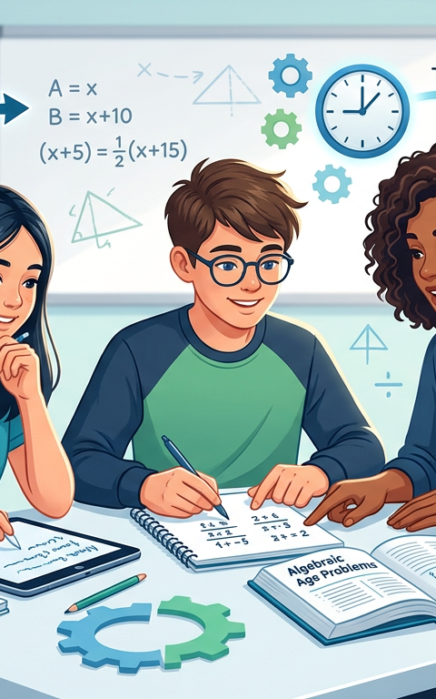 Solving Time-Shift Algebra: How to Model Age Ratios and Sums