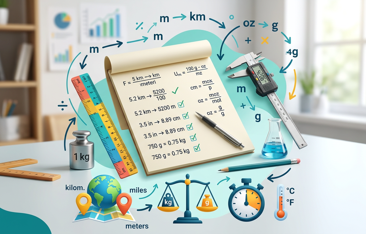 Unit Conversion Practice Questions with Answers