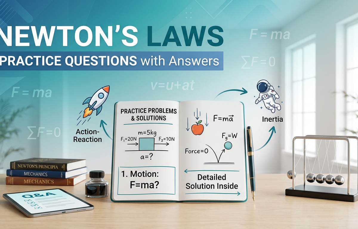 Newton’s Laws Practice Questions with Answers