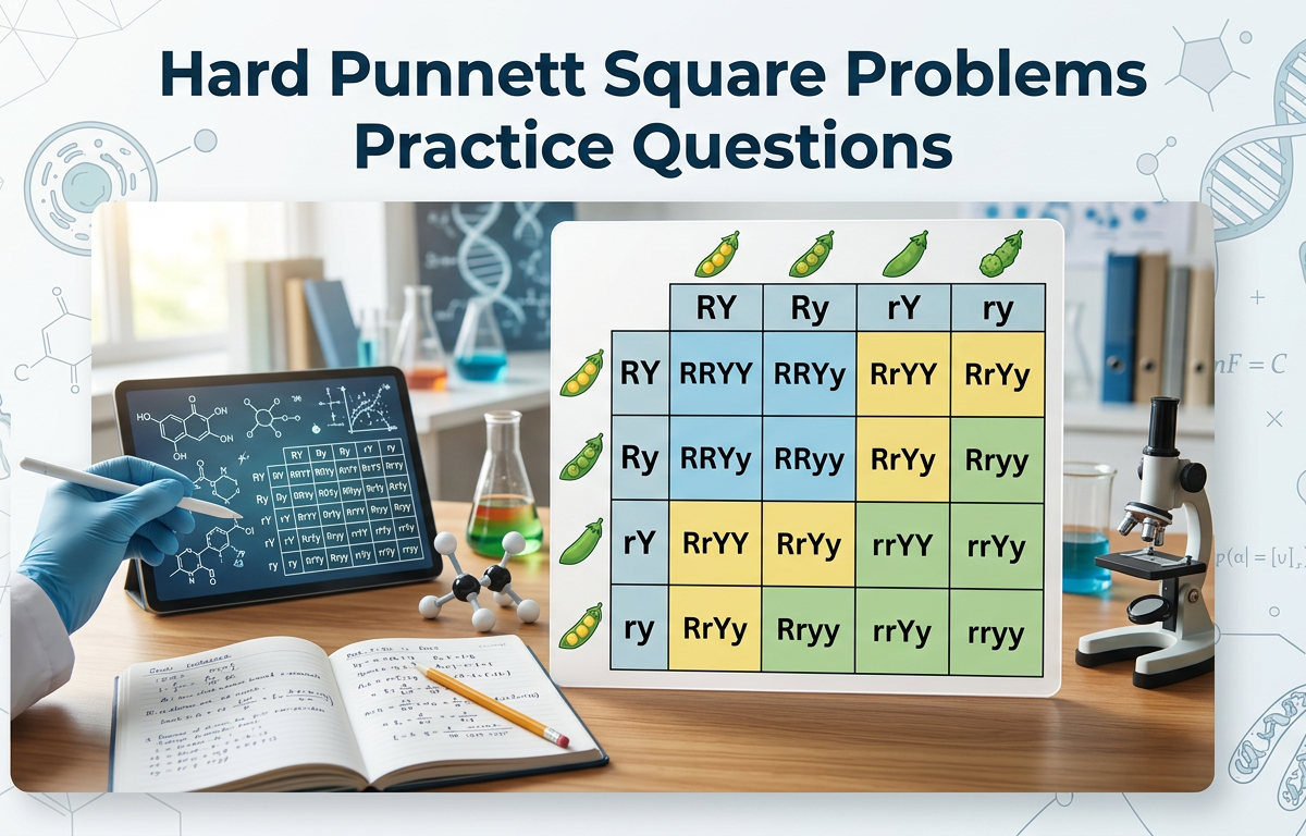 Hard Punnett Square Problems Practice Questions