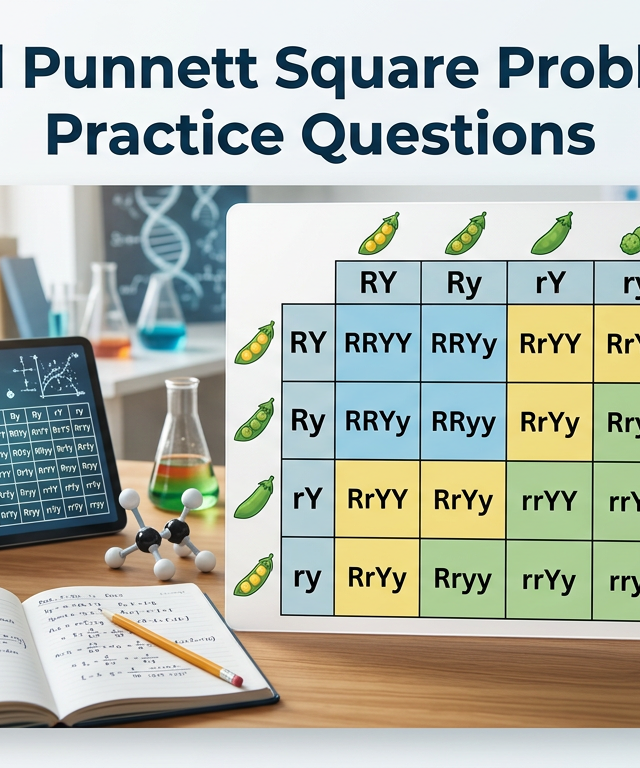 Hard Punnett Square Problems Practice Questions