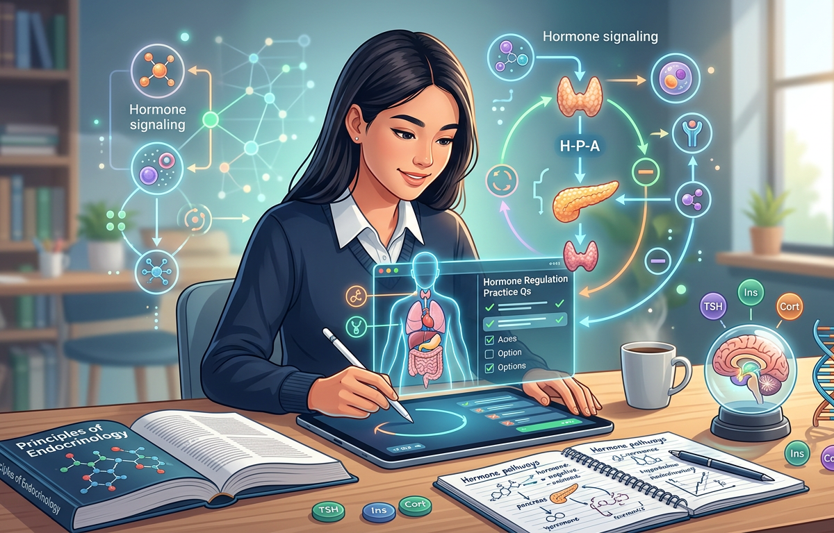 Medium Hormone Regulation Questions Practice Questions