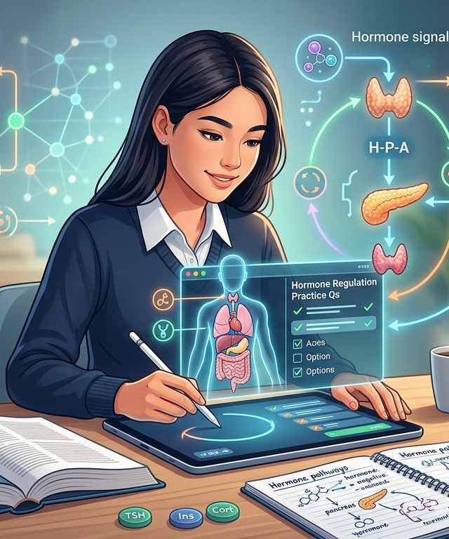 Medium Hormone Regulation Questions Practice Questions
