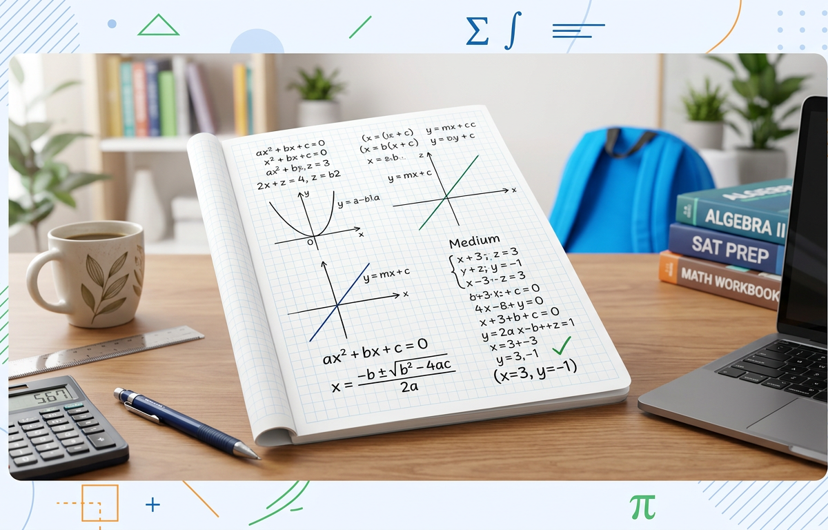 Medium SAT Algebra Practice Questions