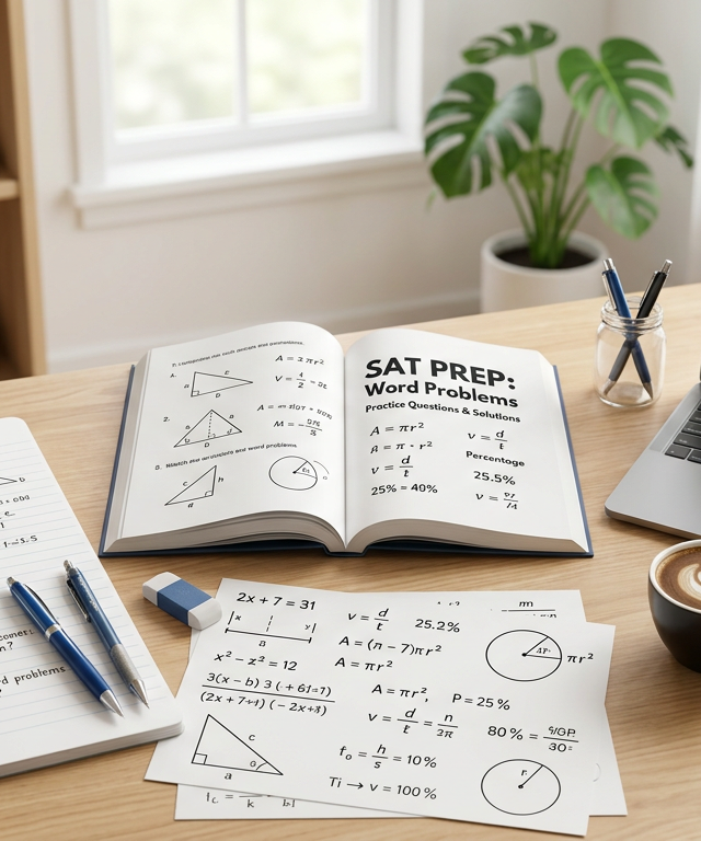 SAT Word Problems Practice Questions with Answers