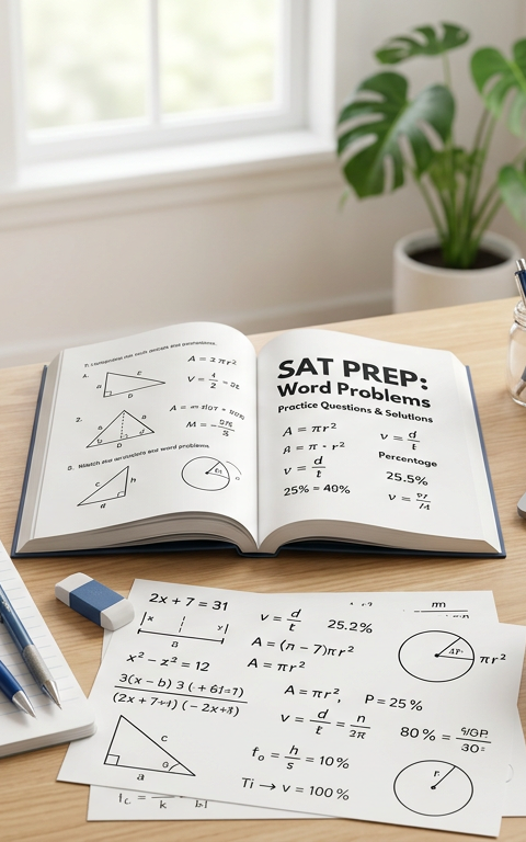 SAT Word Problems Practice Questions with Answers