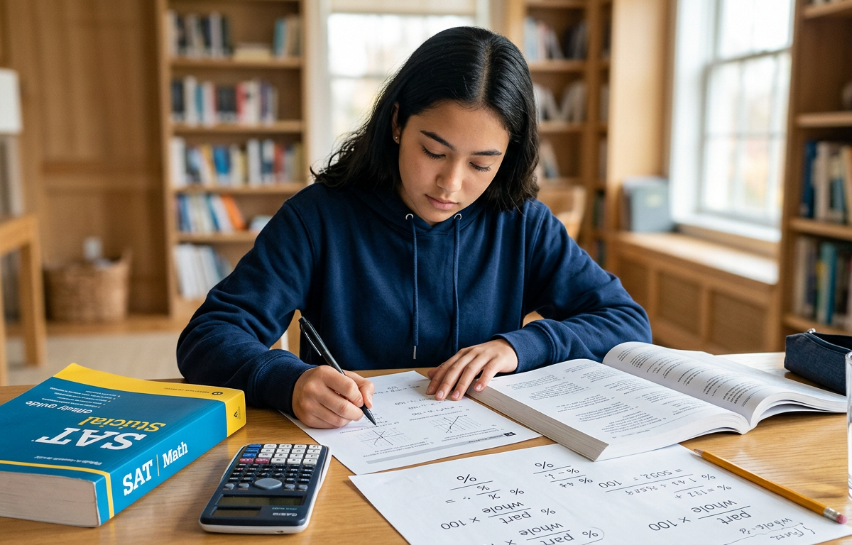 SAT Percentage Word Practice Questions with Answers