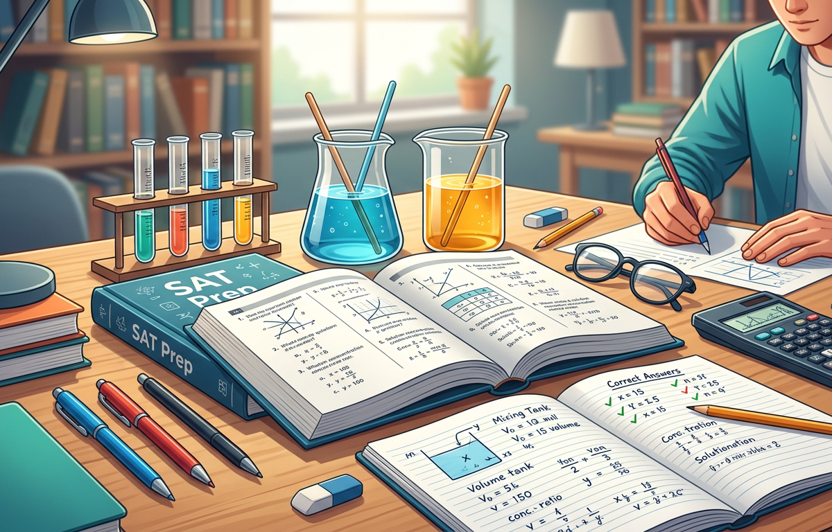 SAT Mixture Practice Questions with Answers