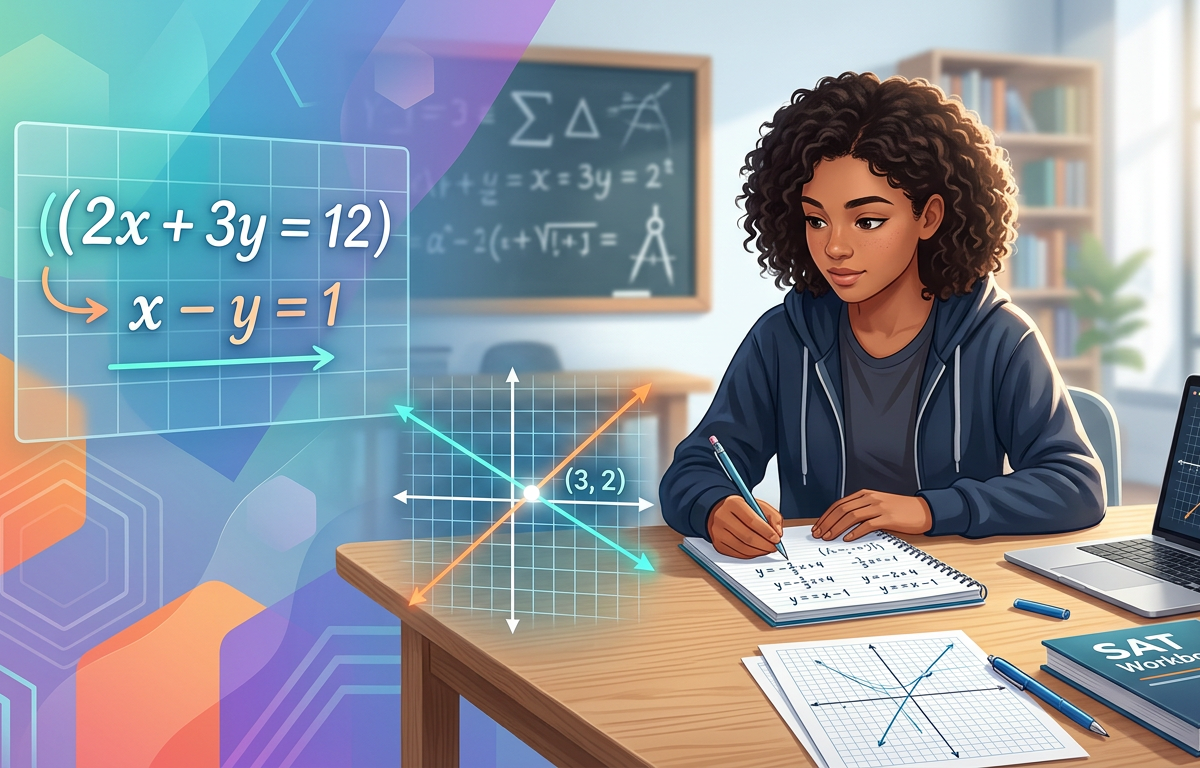 SAT Systems of Equations Practice Questions with Answers