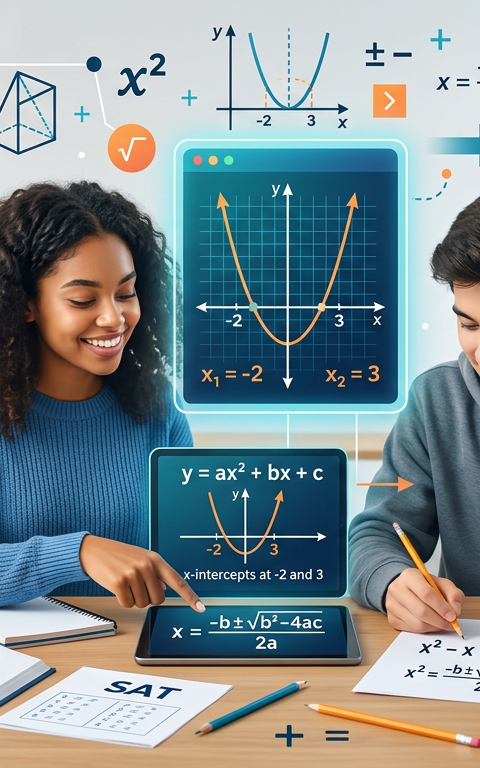 Easy SAT Quadratic Equations Practice Questions