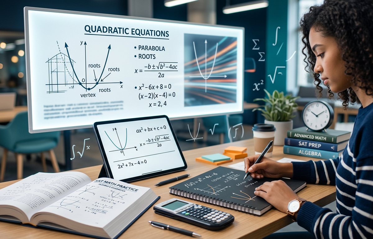 Medium SAT Quadratic Equations Practice Questions