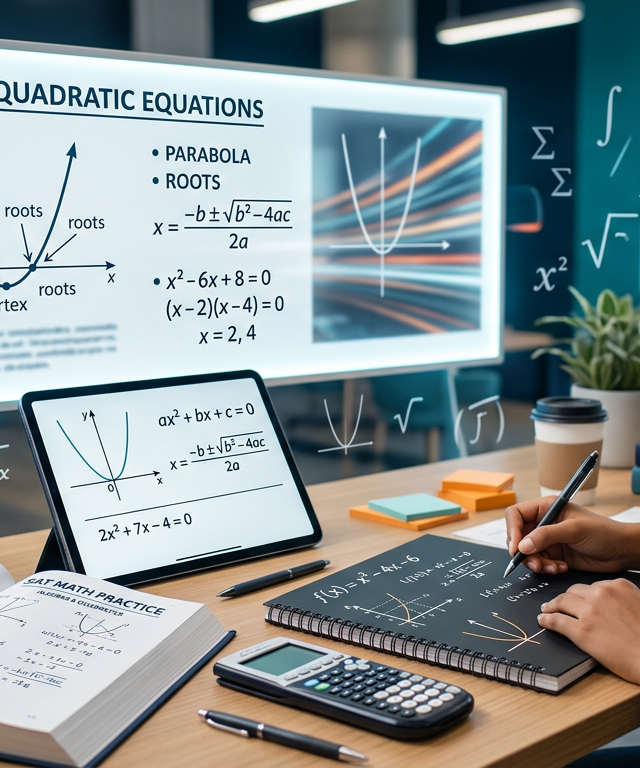 Medium SAT Quadratic Equations Practice Questions