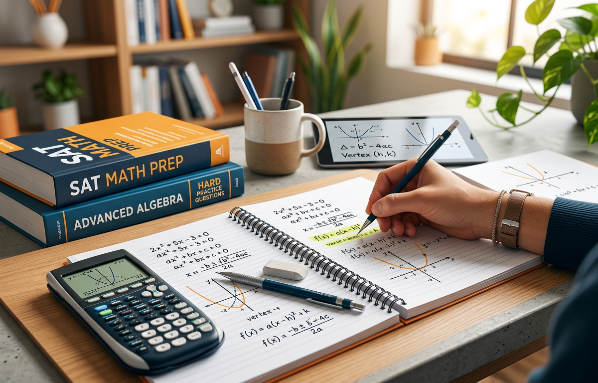 Hard SAT Quadratic Equations Practice Questions