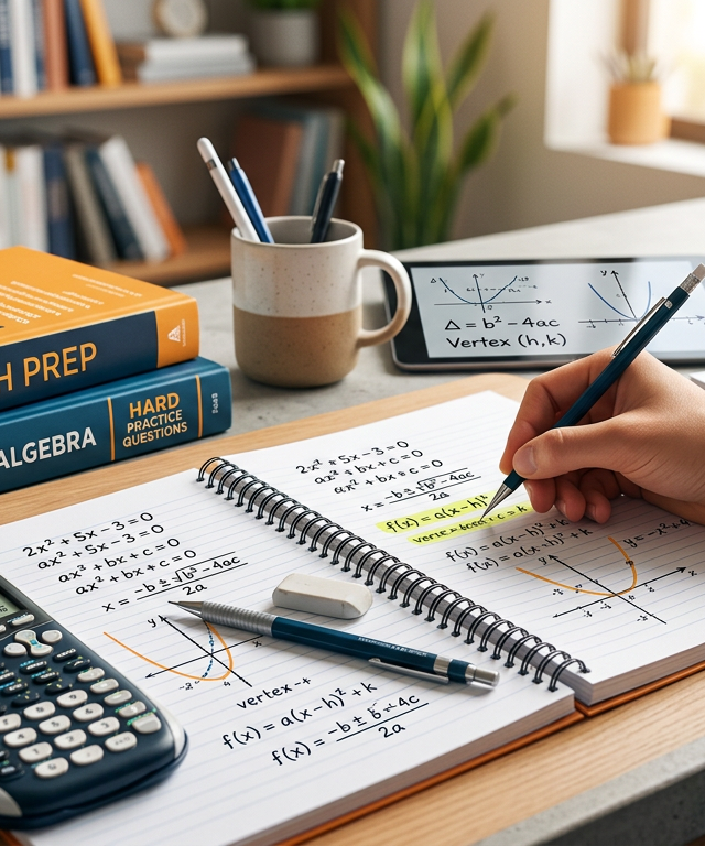 Hard SAT Quadratic Equations Practice Questions