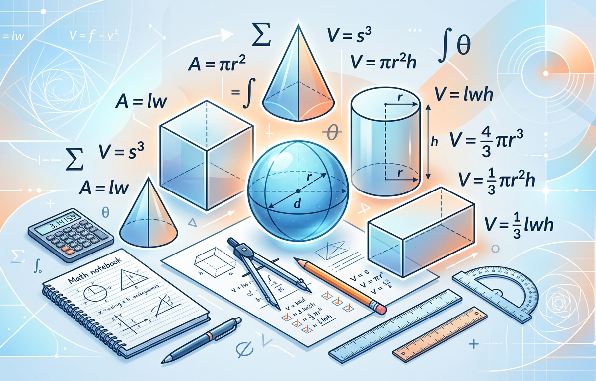 SAT Area and Volume Practice Questions with Answers