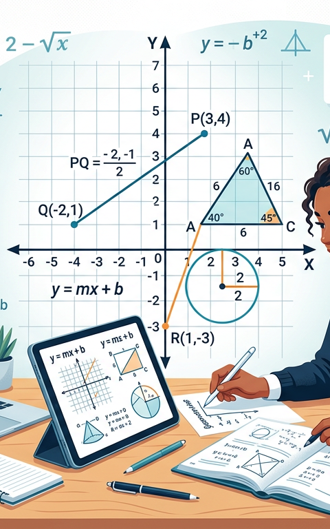 SAT Coordinate Geometry Practice Questions with Answers