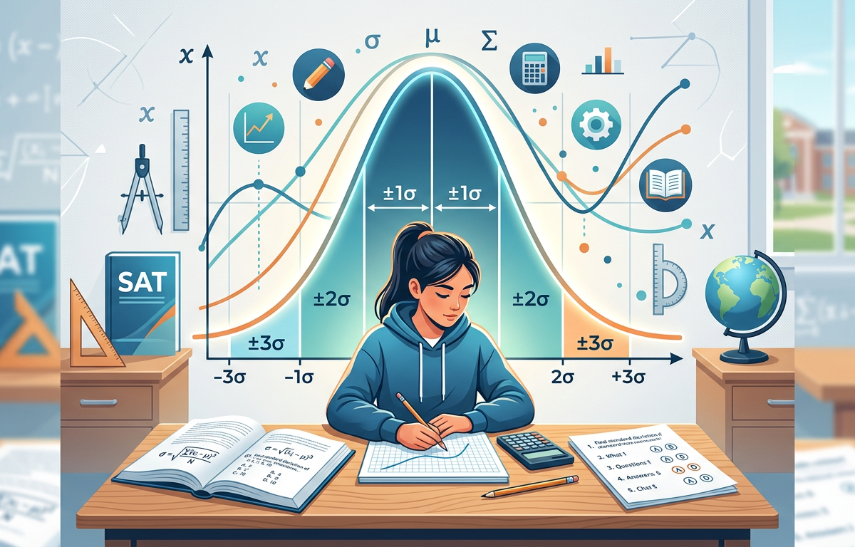 SAT Standard Deviation: How to Compare Data Spread Without Math