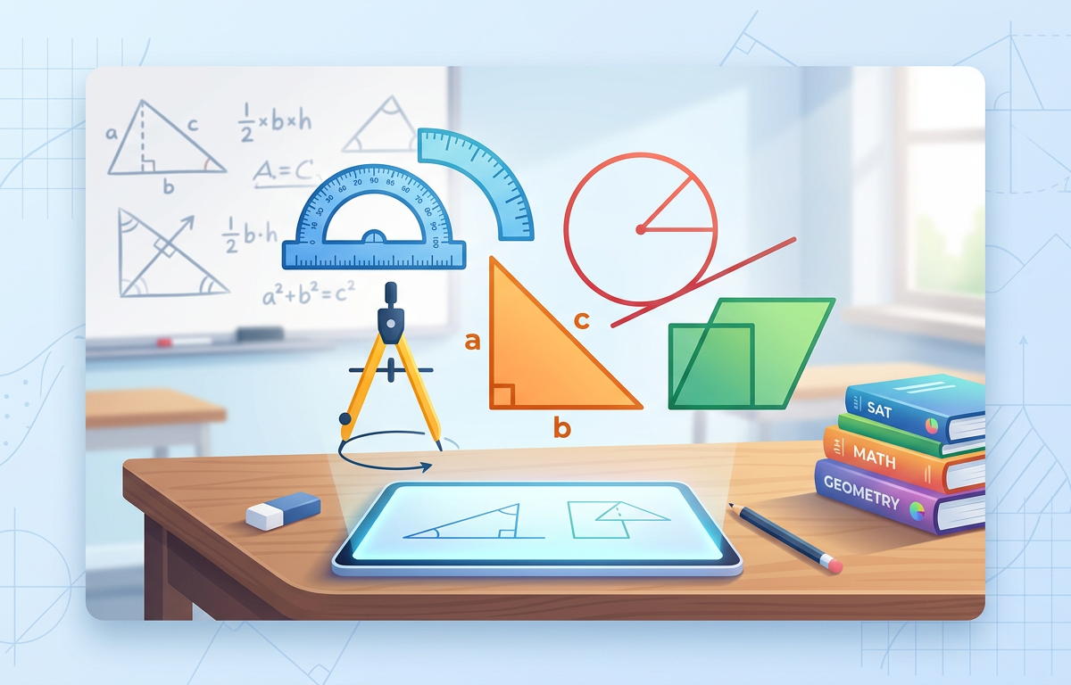 Easy SAT Geometry Practice Questions