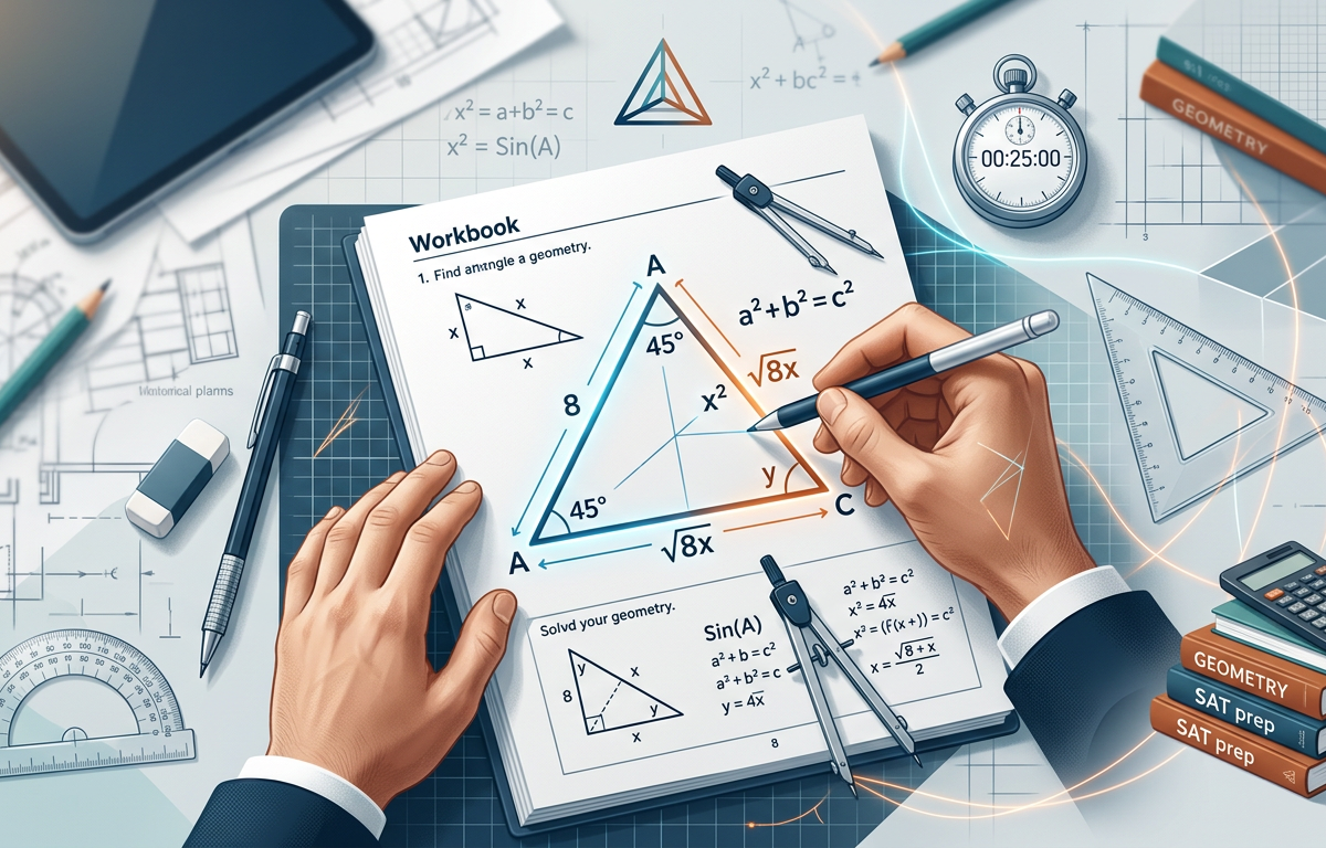 Medium SAT Triangle Practice Questions