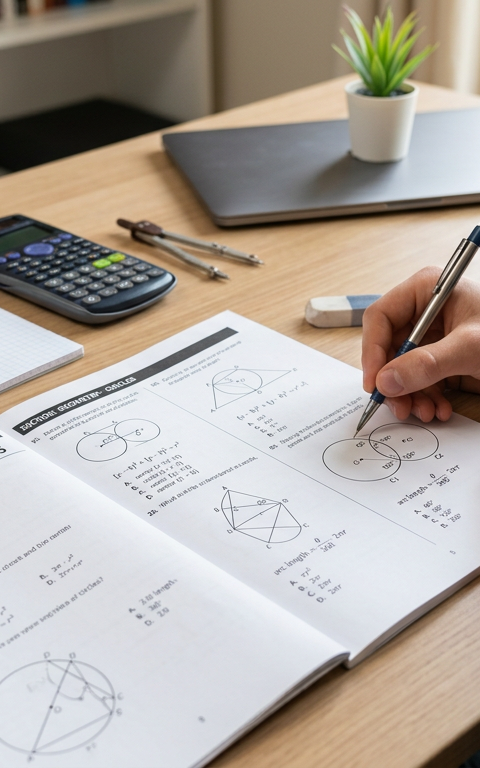 Medium SAT Circle Practice Questions