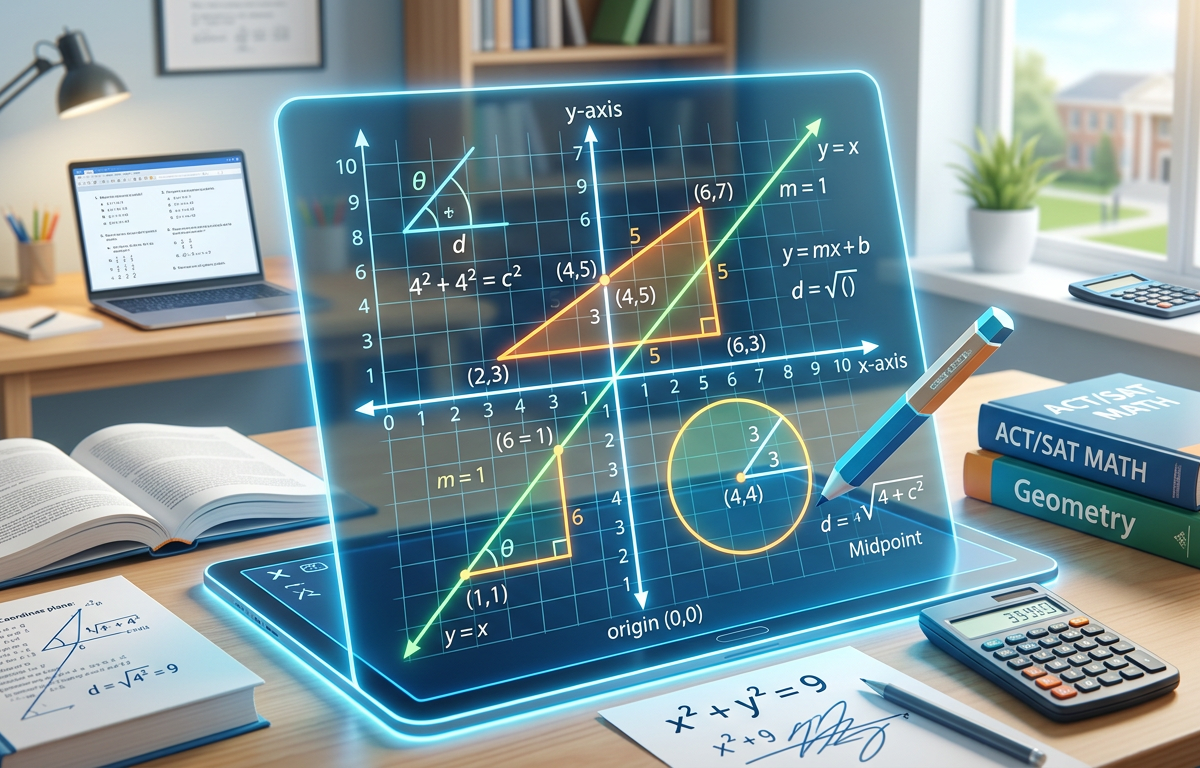 Medium SAT Coordinate Geometry Practice Questions