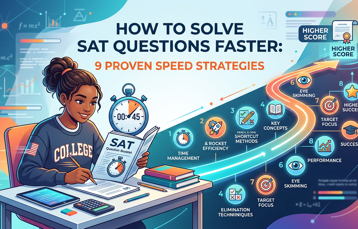 How to Solve SAT Questions Faster: 9 Proven Speed Strategies