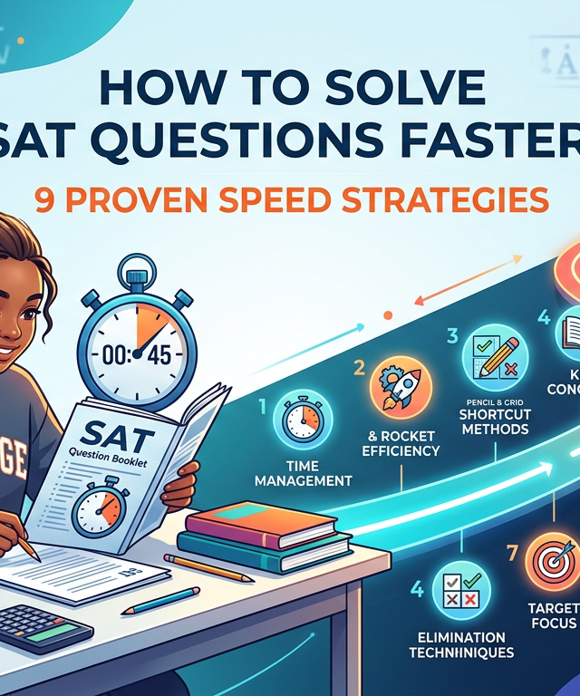 How to Solve SAT Questions Faster: 9 Proven Speed Strategies