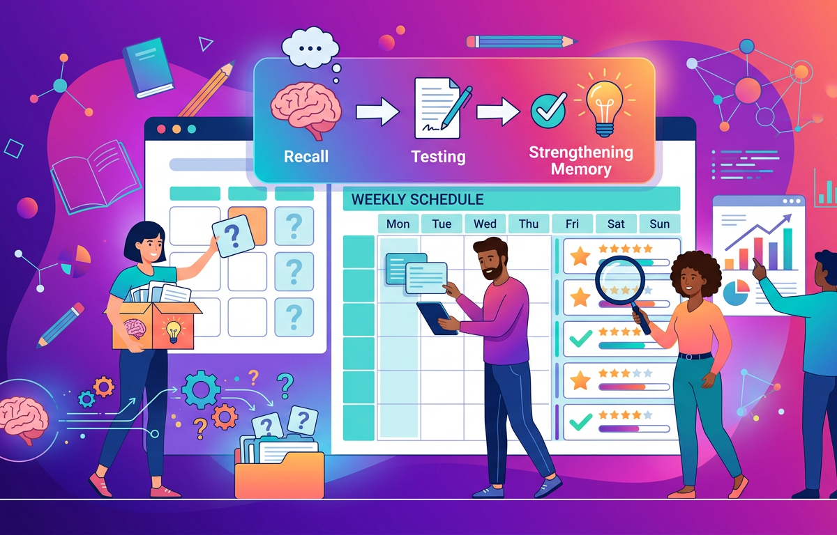 Ultimate Retrieval Practice Study Schedule Template & Guide