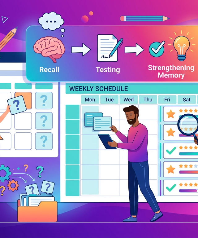 Ultimate Retrieval Practice Study Schedule Template & Guide