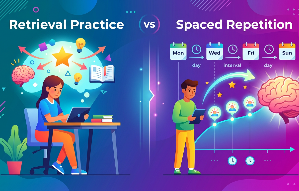 Retrieval Practice vs Spaced Repetition: The Ultimate Guide