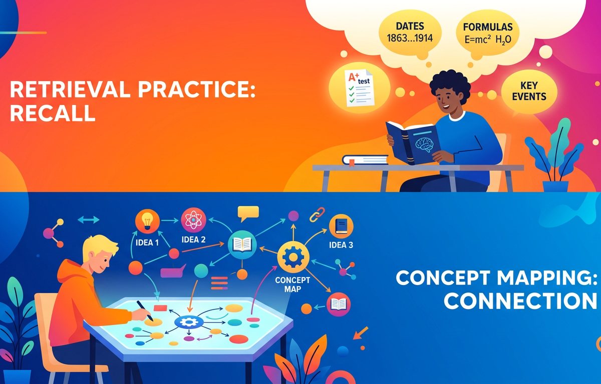 Retrieval Practice vs Concept Mapping: Which Is More Powerful?