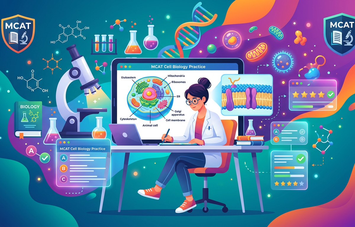 MCAT Cell Biology Practice Questions with Answers