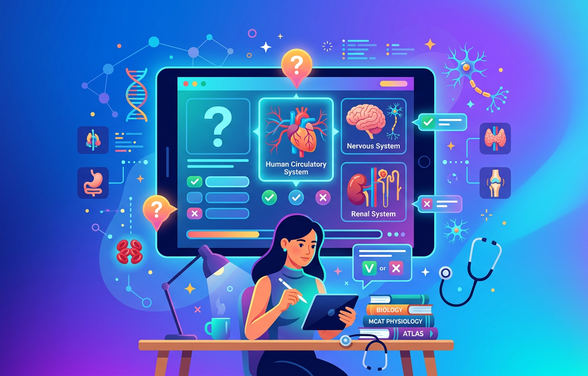 MCAT Physiology Practice Questions with Answers